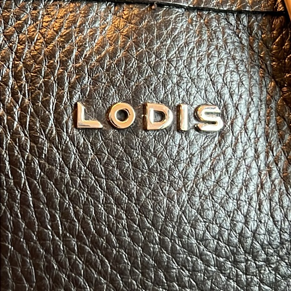 LODIS Bliss Pebbled Leather Tote Handbag Purse - Picture 2 of 10